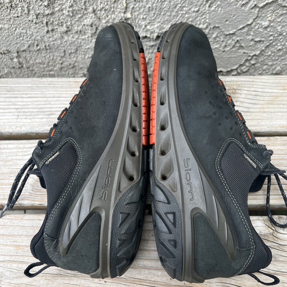 ECCO‎ Shoes Men Size 10 Core Hydromax Water Resistant Golf Black Leather - Picture 7 of 9